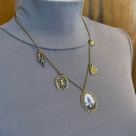 Victor Frankenstein Handmade Character Necklace, Wanderer Above the Sea of Fog - Picture 10 of 15